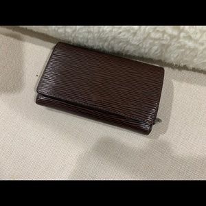 Authentic Louis Vuitton epi brown wallet